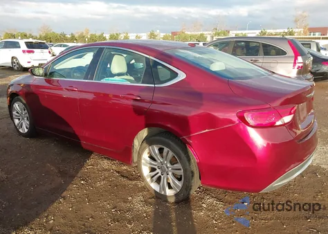 2015 Chrysler 200 Limited from USA, damaged, VIN 1C3CCCAB0FN526103